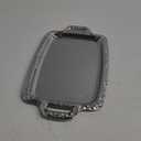 XIANGMUN High Grade European Silver Plate Metal Rectangle Fruit Sugar Trays KTV Hotel Plate Basket Wedding Party Tray Dish 1pcs