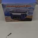 EAST OAK Cordless Electric Lunch Box for Adults, Heated Lunch Box Battery Powered with Automatic Heating, 5.5 Cups Portable Food Warmer with Insulated Carry Bag (Onyx Black)