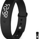 Silent Wake Up Wristband Alarm Clock for Men & Women, with Waterproof Design, Heavy Sleepers Bands, for Silent Alarm at Home Travel