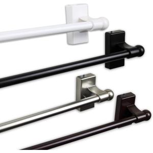 Rod Desyne - Mag28-15 7/16 inch Magnetic Rod, 28-48 inch, Satin Nickel, Alloy Steel, 1 Count (Pack of 1)