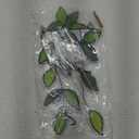 Stained Glass Window Hanging Green Plant Window Suncatcher Handcrafted Green Faux Plant Window Wall Glass Panel Decor for Plant Lovers, Unique Home Indoor& Outdoor Decor