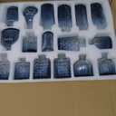 Arme Bud Vases Set of 32, Blue Vase for Centerpieces, Clear Bud Vase in Bulk, Mini Flower Vintage Cute Vases for Centerpieces, Small Glass Vases for Wedding Decor, Home Table Flower Dcor