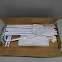 Whitmor Over the Door Shoe Organizer - Holds up to 36 Pairs of Shoes - Metal & Mesh - White