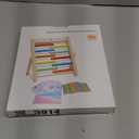 KIDWILL Preschool Math Learning Toy,10-Row Wooden Frame Abacus with Multi-Color Beads, Counting Sticks, Number Alphabet Cards, Gift for 2 3 4 5 6 Years Old Toddlers Boys Girls