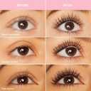 3 x 2 PCS Black Tubing Curling Mascara for Lash Makeup, Waterproof & Sweatproof, Long Lasting Non-Smudged Magic Mascaras