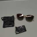 Livho Polarized Sunglasses, Retro & Oversized Shades for Women with Round Lenses