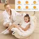 2 in 1 Montessori Climbing Arch for Toddlers,Rainbow Wooden Climbing Arch Rocker& Cushion,Pillow for Arches，Climbing Triangle Ramp,Montessori Climbing Gym for Kids 0-8