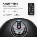 RENPHO Foot Massager Machine with Heat [2026 Upgraded], Mothers Day Gifts for Mom, Shiatsu Foot Massager for Plantar Fasciitis, Cordless Control, FSA Eligible HSA Store Eligible Massager, Black