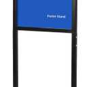 YIYO Sign holder floor stand, sign holder stand heavy Duty Pedestal poster stand for display,18×24 inch slide-in double sided poster sign holder floor standing Display Advertising (18×24)