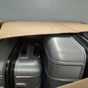 Samsonite Omni 2 Hardside 3 Piece Set - Includes Global Carry-On, Medium, & Large Checked Suitcases - 360 Dual Spinner Wheels - Integrated TSA Lock & Expansion - Artic Silver