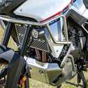 For XL750 TRANSALP XL 750 Transalp 2023 2024 2025 2026 Accessories Motorcycle Bumper Anti-Collision Bar Engine Guard Guard Frame Bumper Engine Protector (Upper Bumper Silver)