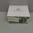 JefDiee Inflatable Travel Foot Rest Pillow, Kids Airplane Bed, Adjustable 3 Layers Height Leg Rest Pillow, Adults Travel Essentials Great for Airplane, Office, Home, Trains, Cars (2 Pack-Dark Grey)