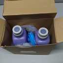 Refillable Bottle for Swiffer Wet Jet Mop  500ml /17 FL OZ, Leak-Proof HDPE Solution Refill Bottle with 18 Silicone Gaskets & 1 Funnel,Easy Install for Use with Any Cleaning Solution