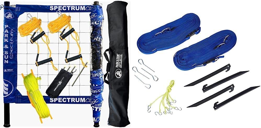 Park & Sun Sports Spectrum Classic Volleyball Net System + Boundary