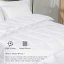sunflower Comforter Duvet Insert Full Size White Down Alternative Filling 100% Cotton Shell All Season Hypoallergenic Warm Breathable Noiseless Machine Washable with Corner Taps