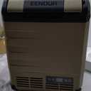 EENOUR D10 12 Volt Car Refrigerator, Portable Freezer 10.6Qt/10L Battery & Solar Powered Cooler 25W, -4~50, 12/24V DC, 110~240V AC, Idea for 2 People, Road Trips, Truck, Camping (Khaki-Set)