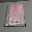 Pendancy Mesh Zipper Pouch 11x13.7 in, 2 pcs Large Double Pocket Waterproof File Bag with Handle, A4 Size Foldable Document Storage for Puzzle Project/Cross Stitch/Travel/OfficeGreen Pink