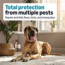 Amazon Basics Preventative Flea, Tick & Mosquito Topical Treatment for X-Large Dogs (Over 55 pounds), Kills Fleas, Long-Lasting, 6 Count