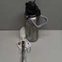 Swigina [2-IN-1 LID] 40 oz Insulated Water Bottle with Silicone Boot (48hrs Cold/24hrs Hot) - DIY Stickers, Leakproof, BPA Free, Half Gallon