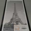 upsimples 11x22 newspaper frame, Display Pictures 10x20 with Mat or 11x22 Without, Wall Hanging Photo Frame, Black, 1 Pack