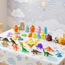 220 Pcs Easter Egg Fillers, Kids Party Favors, Small Toys Classroom Prizes Goodie Bags Stuffers Treasure Box Toys
