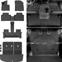 Floor Mats for 2026 Hyundai Palisade 7/8 Seat Hybrid Accessories | All Weather Cargo Mat with Backrest Mat, Waterproof Odorless TPE Material, for 2026 Palisade Hybrid Calligraphy Accessories