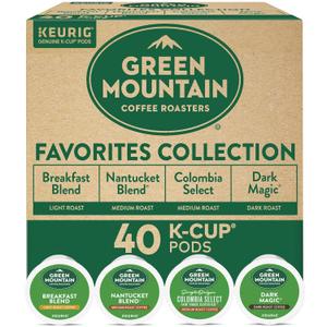 Green Mountain Coffee Roasters Favorites Collection (40 Count (Pack of 1))