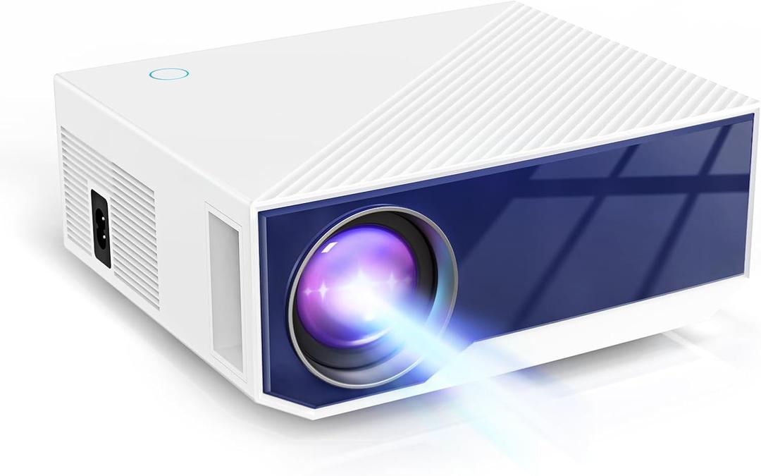 ZDK Native 1080P 18000 Lumen 4K Supported Projector with wifi and bluetooth, Bedroom Outdoor Indoor Projector Compatible with Smartphone, HDMI, USB, AV, Fire Stick, PS5 for Home, Bedroom, Outdoor Use