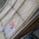 Crofy No Assembly Folding Bookshelf for Living Room, 5 Tier Gold Collapsible Book Shelf for Home Office, Portable Bookcase Storage Organizer