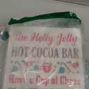 Christmas Cocoa Sign Have a Cup of Cheer Christmas Wooden Box Sign Hot Cocoa Decorative Desk Sign for Winter Xmas Holiday Hot Cocoa Bar Home Kitchen Shelf Decor 5 X 5 Inches