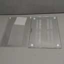 EooCoo Case Compatible with MacBook Air 15 inch M5 2026 2025-2023 Release M4 M3 M2 Model A3448 A3241 A3114 A2941, Plastic Hard Shell Case & Keyboard Cover & Screen Protector, Crystal Clear