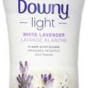 Downy Light Laundry Scent Booster Beads for Washer, White Lavender, 12.2 oz, with No Heavy Perfumes