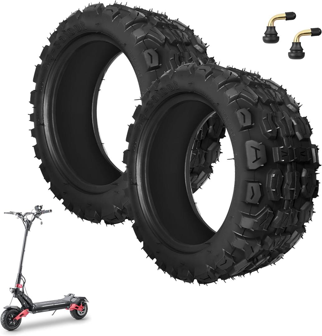 2 PCS 100/65-6.5 Tire Tubeless, 11 Inch Scooter Tires for VSETT 11+/Zero 11X/Dualtron/Thunder/Speedual Plus, Non-Slip Tubeless Off-Road Electric Scooter Tire.