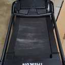 THERUN Incline Treadmill 18" LED Screen & 16.5 Wide Belt, Running Treadmill 2 Layers Shock-Absorbing, Foldable for Indoor Fitness Workouts (Red-Manual Incline)