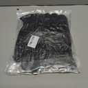 3 x AURUZA Winter Gloves Men Women, Zipper Cycling Gloves Touch Screen, Windproof Warm Gloves Cold Weather, Anti-Slip Sports Gloves for Cycling Driving Running Hiking Climbing Skiing Sports (X-Large, Black)