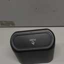 Accmor Car Trash Can with Lid, Mini Auto Dustbin Garbage Organizer Holder 2 Packs, Automotive Storage Container Bin with 60 Pcs Bags for Vehicle, Home, Office