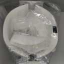 Collapsible Baby Bathtub with Soft Cushion and Thermometer, Newborn to Toddler Tub 0-36 Months with Toy Storage Mesh Bag, Portable Travel Bath for Infants (Grey)