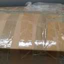 Huuger 41.3 Inch Entryway Table, Industrial Console Sofa Table with Storage, Accent Table with Shelves, for Entry, Hallway, Entrance, Foyer, O-Shaped Metal Frame, Rustic Brown