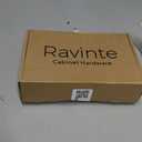 Ravinte 25 Pack 1-1/4 Inch Diameter Kitchen Cabinet Knobs Champagne Bronze Dresser Knobs Round Solid Cabinet Drawer Pulls for Kitchen Cupboard Hardware