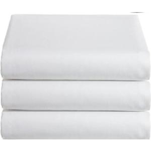 Careoutfit Classic Flat Hospital Bed Sheets, Twin Size Flat Sheets 3 Pack