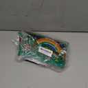 4pcs St Patricks Day Decorations Wooden Table Signs,Happy Saint Patricks Day Table Decorations Green Irish Lucky Shamrock, Leprechaun St. Patricks Day Decorations for Holiday Party