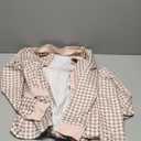 Recious Womens Sexy 2 Pieces Denim Printed Zipper Jackets Bodycon Pants Party Clubwear Tracksuit Outfits Set (Small, Pink)