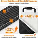 LOOBANI Dog Sling for Large Dogs Hind Leg Support, Portable Dog Lift Harness for Back Legs, Comfortable Leg Support Assistance for Elderly Dogs with Hip, ACL Brace, Senior, Injured