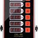 6 Channel Digital Commercial Kitchen Timer Cooking Reminder Loud Ring Alarm