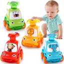 Cars Toys for 1 Year Old Boy Birthday Gift: Press and Go Toys Cars for Toddlers 1-3 Baby Toys 12-18 Months Toddler Toys Age 1-2 One Year Old Boy Toys First Birthday Gifts for 1-3 Year Old Boys Girls