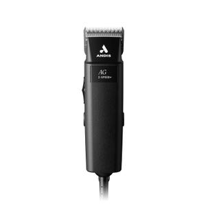 Andis 12845 Ultra-Light 2-Speed Professional-Grade Detachable Blade Clipper, Animal/Dog Grooming, for All Coats & Breeds, AG, Black (#10)