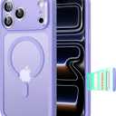 ESR for iPhone 17 Pro Case, Camera Control Cover, Compatible with MagSafe, Shockproof Military-Grade Protection, Magnetic Phone Case for iPhone 17 Pro, Classic Hybrid Case, Frosted Purple
