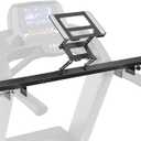 Treadmill Desk Attachment, Universal Treadmill Laptop Holder - Adjustable Height & Width Aluminum Laptop Stand for Treadmill, Black