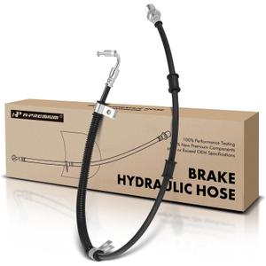 A-Premium Front Driver or Passenger Brake Hydraulic Hose Compatible with Select Ford Models - F650/F750 2013 2015 - Replace# DC4Z2078A