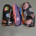 babygoal Wet Dry Bags 3 Pack for Baby Cloth Diapers, Washable Travel Bags, Beach, Pool, Gym Bag for Swimsuits & Wet Clothes with Two Zippered Pockets 3LN27 (Elephant and ice cream)